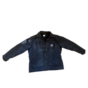 Vintage 1990s Carhartt Duck Jacket – Lined & Distressed 🛠️🔥